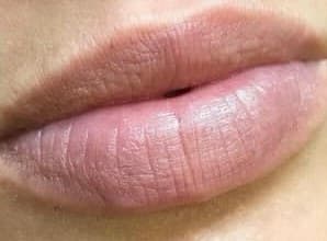 Micropigmentação labial — antes