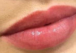 Micropigmentação labial — depois